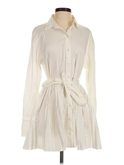 Pre-owned Frame Casual Dress In Ivory