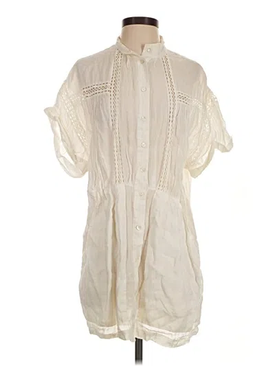 Pre-owned Frame Casual Dress In Ivory
