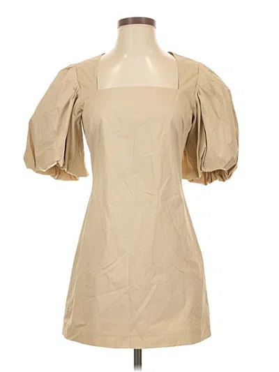 Pre-owned Frame Casual Dress In Tan