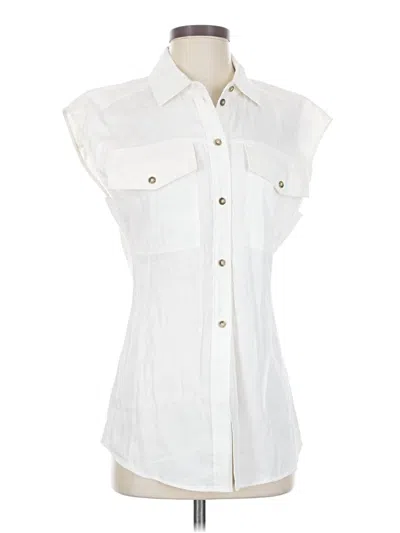 Pre-owned Frame Casual Dress In White