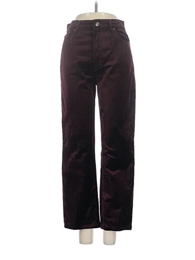 Pre-owned Frame Casual Pants In Burgundy