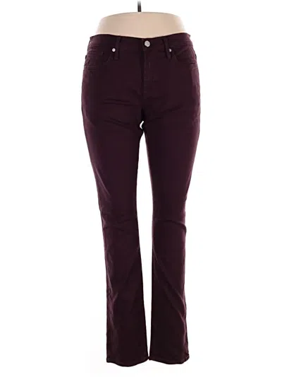 Pre-owned Frame Casual Pants In Burgundy