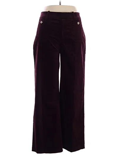 Pre-owned Frame Casual Pants In Burgundy