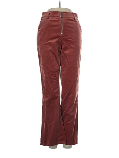 Pre-owned Frame Casual Pants In Burgundy