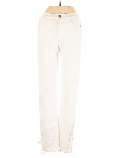 Pre-owned Frame Casual Pants In White