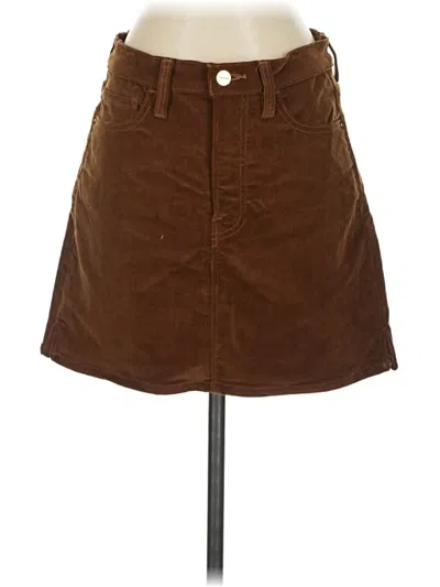 Pre-owned Frame Casual Skirt In Brown