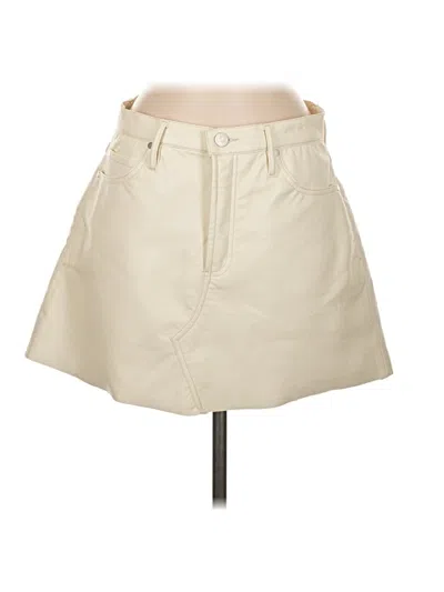 Pre-owned Frame Casual Skirt In White