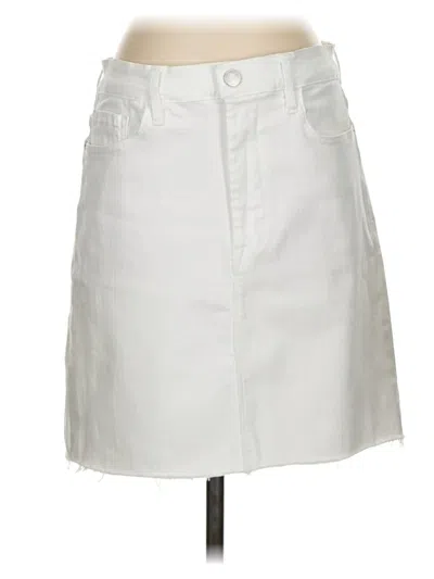 Pre-owned Frame Casual Skirt In White
