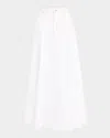 Frame Ch X  The Denim Ball Skirt In White