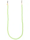 Frame Chain Crystal Amaze Sunglasses Chain In Green