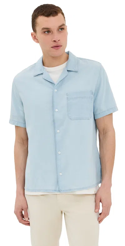 Frame Chambray Camp Collar Shirt Herald