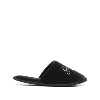 Frame Chbr Slipper In Black