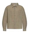 Frame Checked Buttoned-up Shirt In Brown