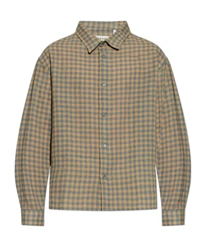 FRAME CHECKED BUTTONED-UP SHIRT