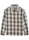 Frame Men's Plaid Cotton Button-front Shirt In Navy