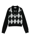 Frame Checked Polo Top