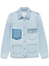 Frame Denim Chore Jacket In Blau