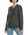 Frame Denim Chunky V-neck Wool & Cashmere-blend Sweater