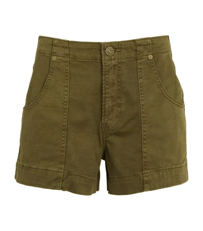 Frame Clean Utility Shorts In Green