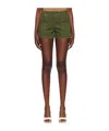 Frame Clean Utility Stretch-cotton Twill Shorts