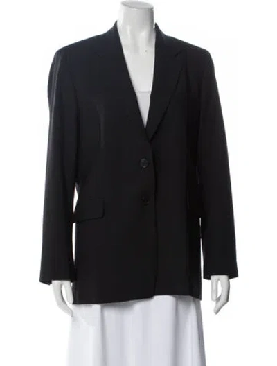 Pre-owned Frame Coat In Black