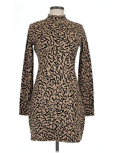 Pre-owned Frame Cocktail Dress In Brown