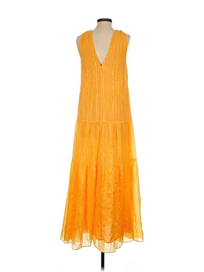 Pre-owned Frame Cocktail Dress In Yellow