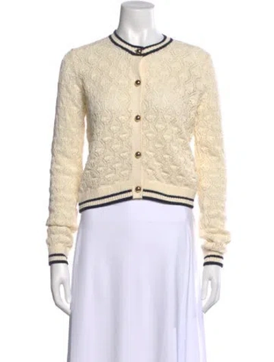 Pre-owned Frame Colorblock Pattern Crew Neck Sweater W/ Tags In Neutral