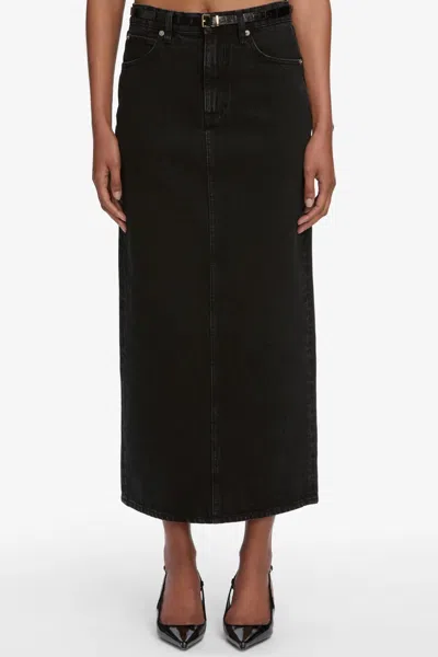 Frame Column Skirt In Sutro In Multi