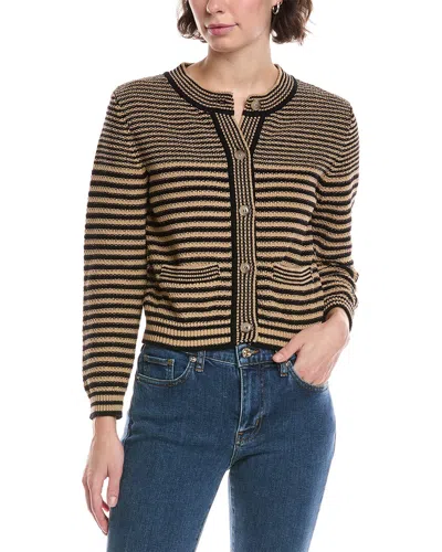 FRAME FRAME COMPACT STRIPE CARDIGAN