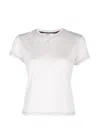 Frame Contrast-stitch T-shirt In Neutrals
