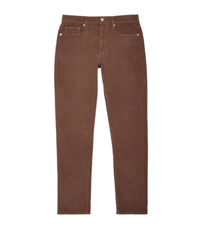 Frame Corduroy L'homme Slim Jeans In Brown