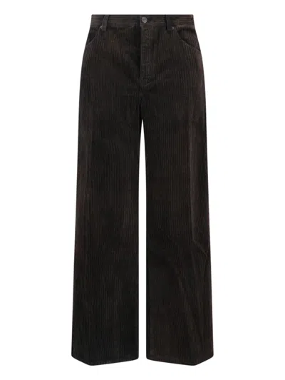 Frame Corduroy Loose Pants In Brown