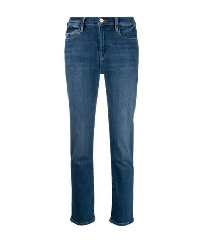 Frame Core Slim-fit Jeans In Blue