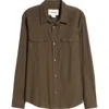 Frame Fashion Denim Shirt In Soft Mocha