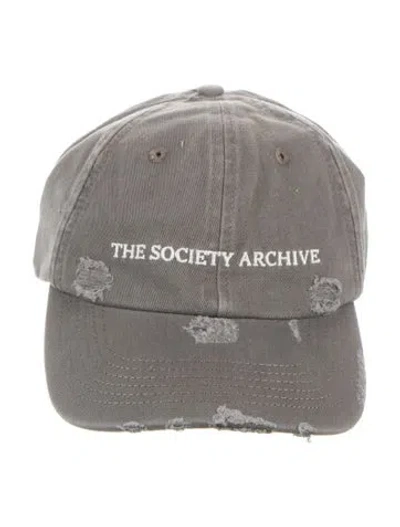 Pre-owned Frame Cotton Baseball Hat W/tags In Gray