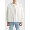 Frame Cotton Blend Shirt Jacket In Multi