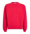 Frame Cotton-blend Sweatshirt In Red
