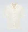 Frame Cotton-gauze Shirt In White