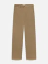 Frame Cotton Chino Pants In Brown