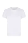 Frame Womens Soft Mint Baby Round-neck Cotton-jersey T-shirt In White
