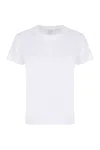 Frame Womens Soft Mint Baby Round-neck Cotton-jersey T-shirt In White