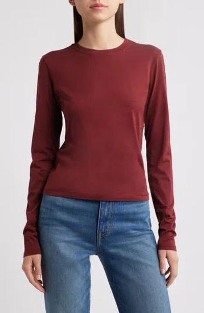 FRAME FRAME COTTON CREWNECK TOP