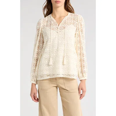 FRAME FRAME COTTON CROCHET TOP