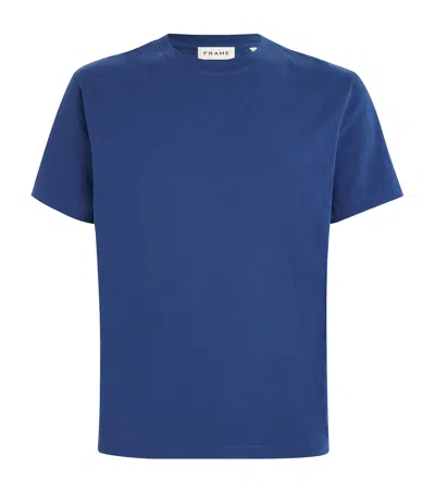 FRAME COTTON EMBROIDERED LOGO T-SHIRT