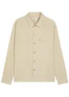 Frame Cotton Overshirt In Neutral