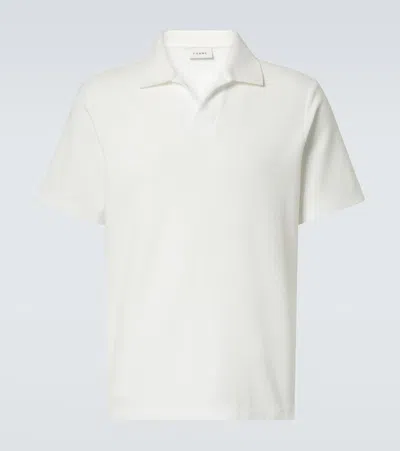 Frame Cotton Polo Shirt In White