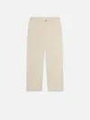 Frame Cotton Relaxed Trousers Pants In Neutrals