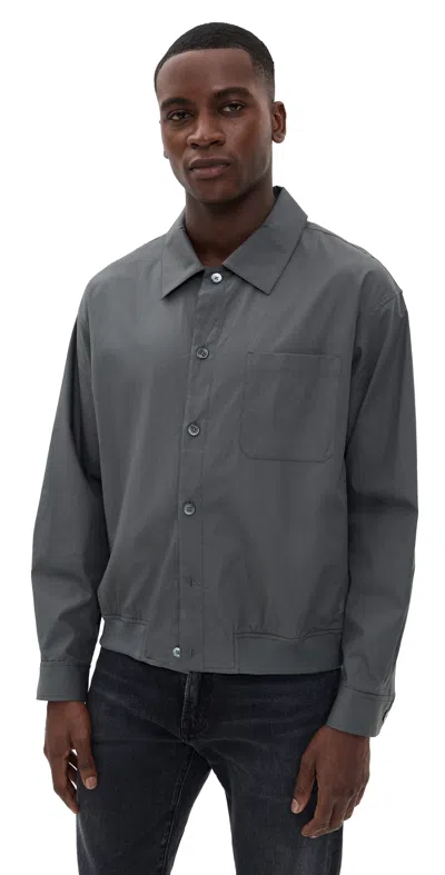 Frame Cotton Ribbed Jacket Cloudy Grey