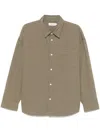 Frame Cotton Shirt In Green